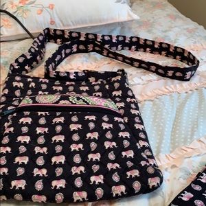 Elephant tote with matching belt